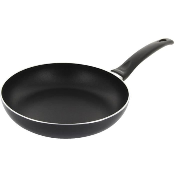 Baumalu stekpanna - Ducto-sortiment - Diameter 24 cm - Aluminium - Non-stick - Alla värmekällor inklusive induktion Träkol, svart