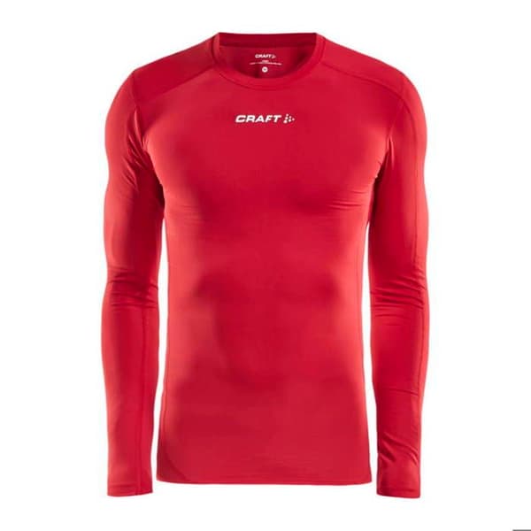 Craft pro control LS kompressionströja Vit S