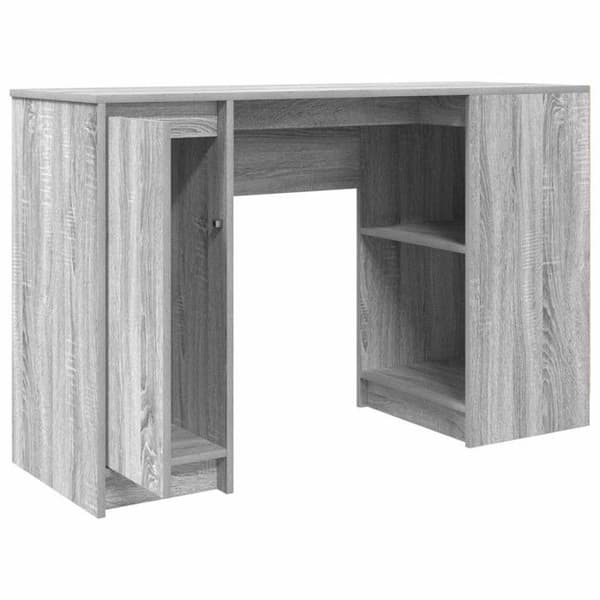 Bureau sonoma grå 120x42x76 cm ingenjörsträ