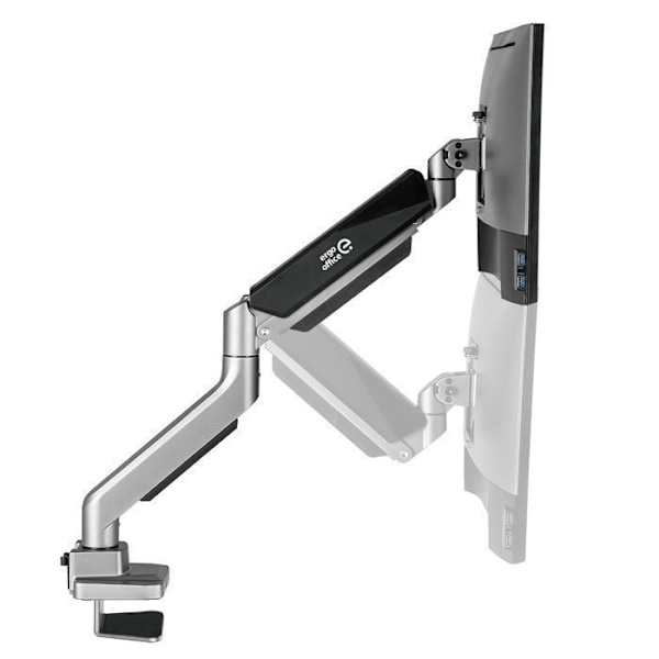 Ergo Office Universal Monitor Skrivbordsfäste, Gasfjäder 17"-35" 15kg, VESA 75x75 - 100x100, ER-445