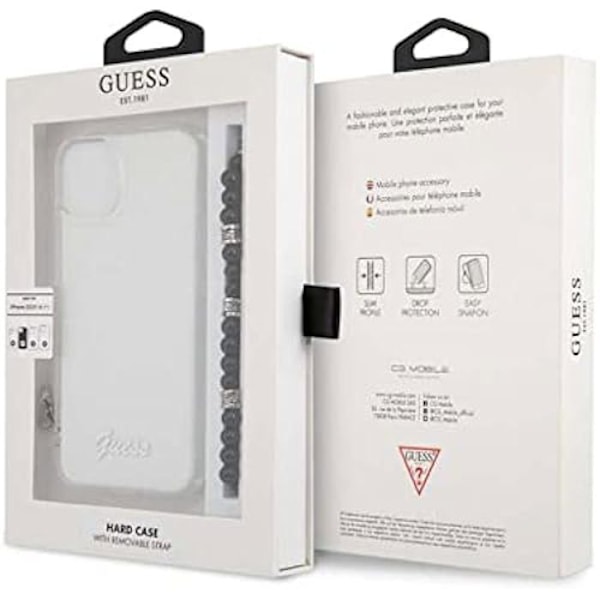 Skyddsfodral - CG MOBILE - iPhone 13 - Transparent Svart - Mjuk - Stöt-skydande Övrig