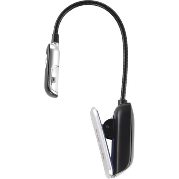 Varta läslampa med 30g klämmor - Svart - 5mm LED - Batteritid 26h00 Svart