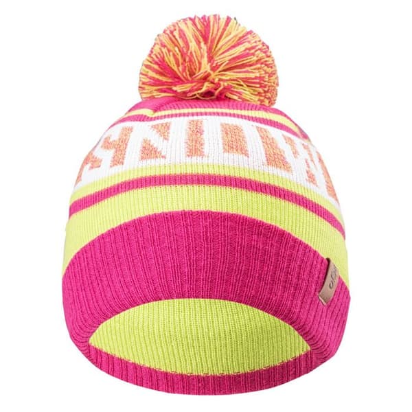 Vintermössa flicka Bejo Barro syra lime/rosa rölleka Unik storlek