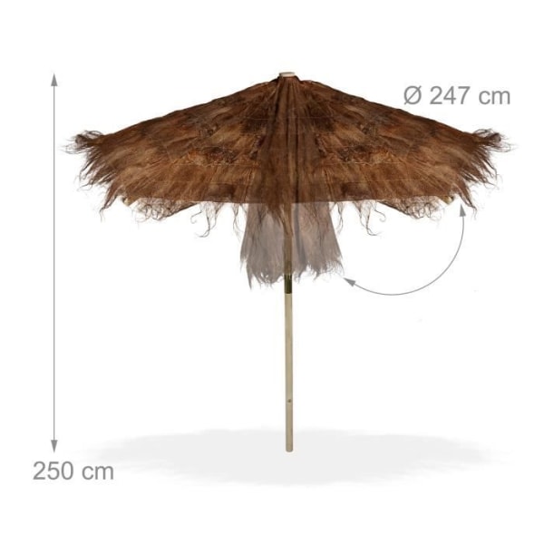 Palmfiber Hawaii parasoll - 10038470-61 2a45 | Fyndiq