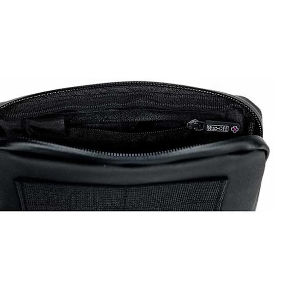 Vattentät Fodral - Muc-Off - Polyester 900D - YKK Dragkedja - MOLLE Remmar - Svart Svart