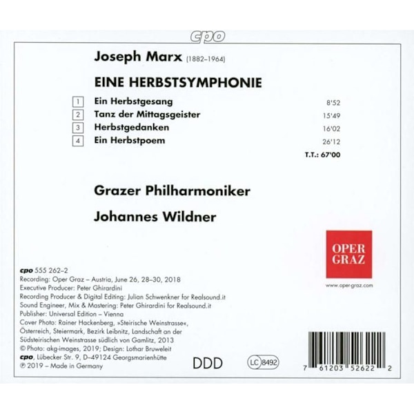 Cd klassisk musik En höstsymfoni