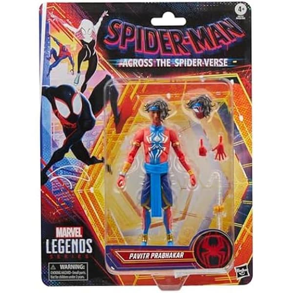 Samlarfigur - MARVEL - Pavitr Prabhakar - 15 cm - Röd och Blå - Ledad röd och blå