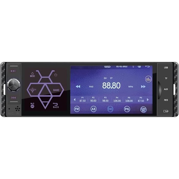 MP5-spelare för bil PNI Clementine 9550 Skärm 1DIN 4 50 W x 4 Bluetooth FM-radio Carplay RDS-funktion