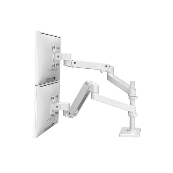 VESA-skrivbordsstöd - ERGOTRON - LX Pro - Dubbel 27-tumsskärm - 10 kg max - 360° rotation