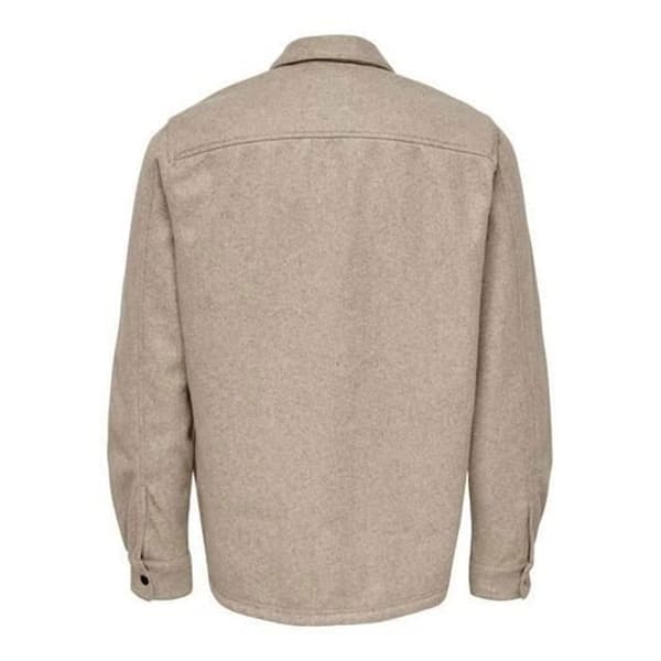 Only & Sons Onsash overshirt - chinchilla - XL Chinchilla XL
