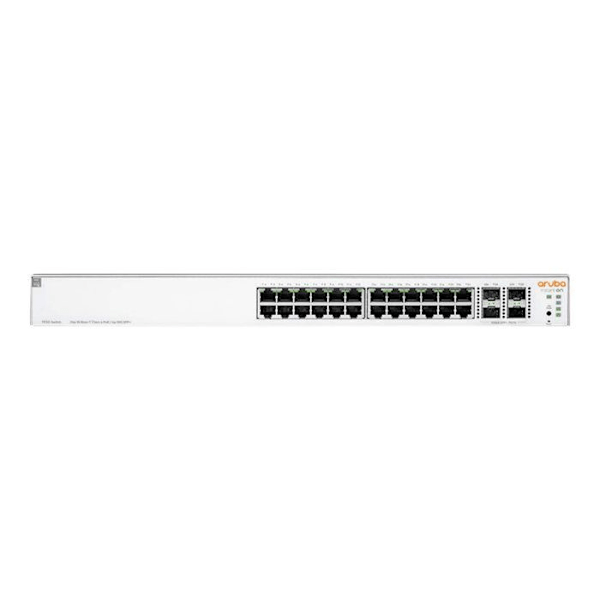 Switch - HPE - Aruba Instant On 1930 - 28 portar - PoE 370W - Rackmonterbar