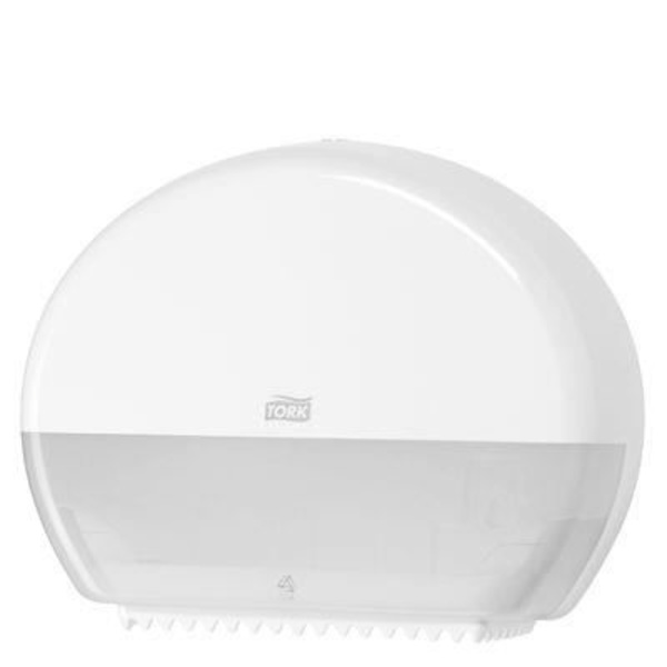Tork Mini Jumbo toalettpappersdispenser vit Vit, klar