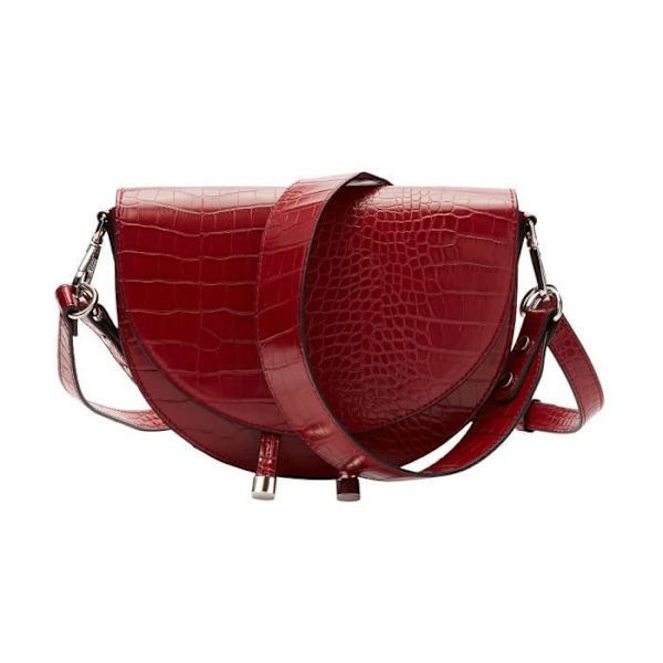 Axelremsväska - s.Oliver - Crossover Bag - Röd - 24x18x6 cm - 100% polyuretan Röd