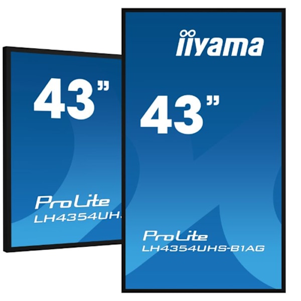 LCD-skärm - iiyama - ProLite LH4375UHS-B1AG - 43 tum - 4K - LED-bakbelyst