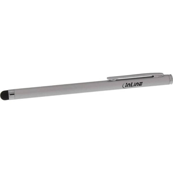 InLine® stylus för pekskärm, aluminium, silver