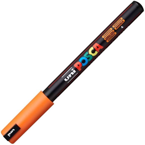 POSCA Marker Calibrated Tip Dark Orange - Opak och täckande färg mörk orange