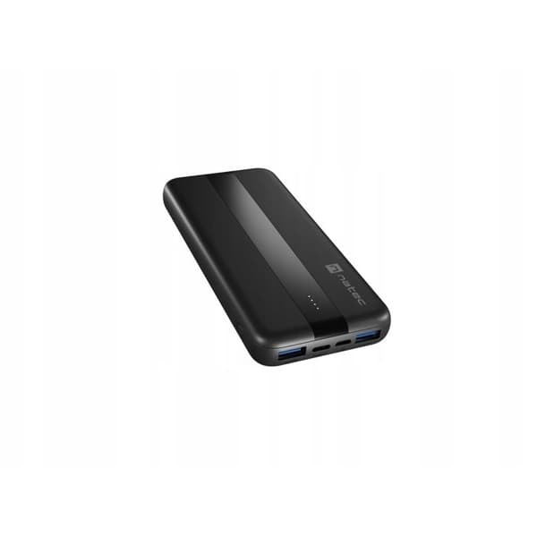 Extern batteri 10000 mAh - Natec Trevi Slim Q V2 - USB-C PD