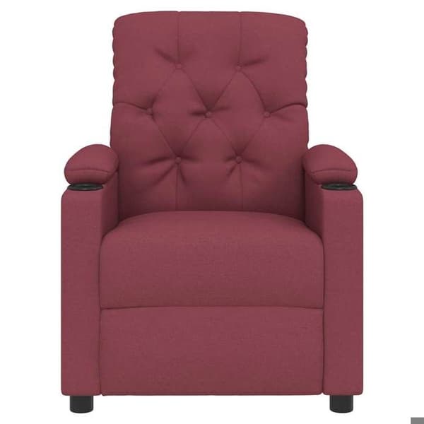 vidaXL Fåtölj Burgundy Red Tyg