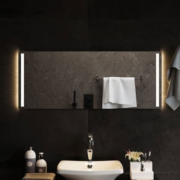 vidaXL LED Badrumsspegel 100x40 cm 151753