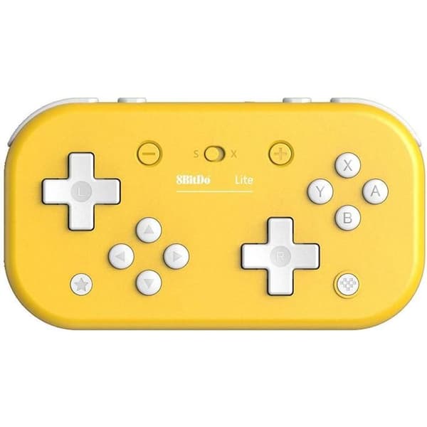 8BitDo Lite Yellow Bluetooth Controller för Switch Lite, Switch och Windows Gul