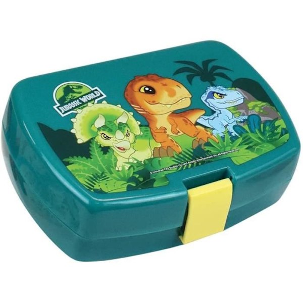 FUN HOUSE 006067 Jurassic World Snack Box Dinosaurier för barn H.6.5 X L.17 X D.13.5 CM FLERFÄRG