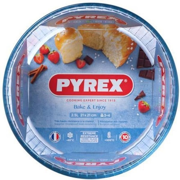 Suffléform - PYREX - 1450158 - I borosilikatglas - 21 cm TRANSPARENT