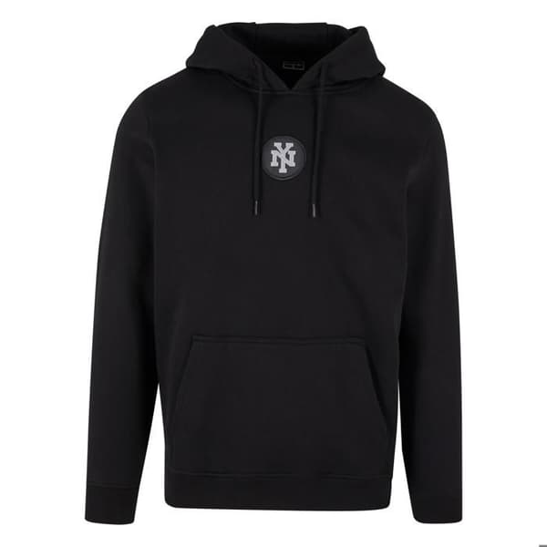 Mister Tee NY Patch hoodie svart M