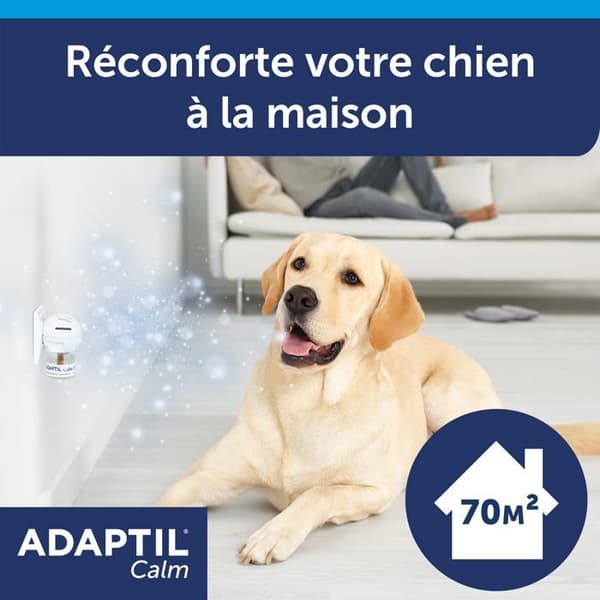 Refill för ADAPTIL Calm anti-stress diffusor - Pack 3 - Naturlig verkan - 3x30 dagar Blå