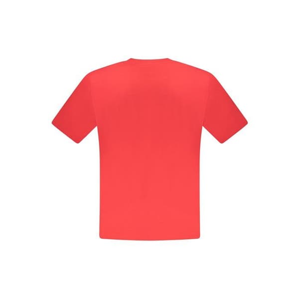 T-shirt MC bomull logotyp - North Sails. Röd jag