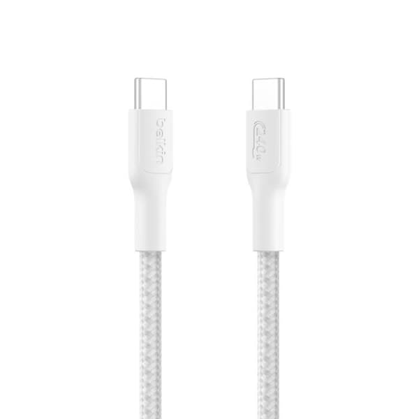 USB-C-kabel - Belkin - BoostCharge - 240 W - 1 m - Vit
