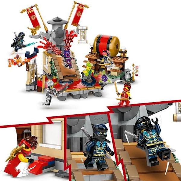 LEGO® NINJAGO® 71818 Tournament Battle Arena - Ninja Action Toy för barn Flerfärgad