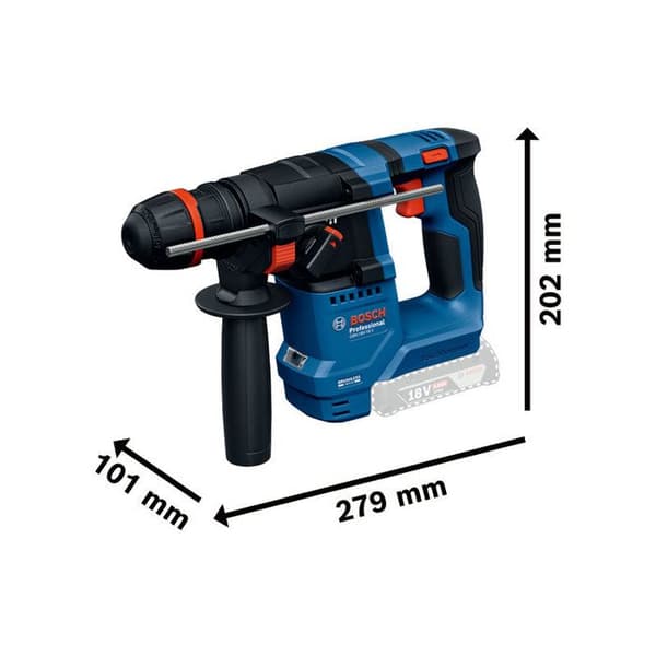 Perforator - Bosch - GBH 18V-18 X - Trådlös - ONECHUCK chuck - KickBack Control