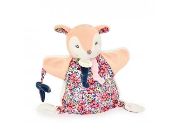 BOH'AIME Faon — Rosa doudou marionett | Doudou et Compagnie rosa