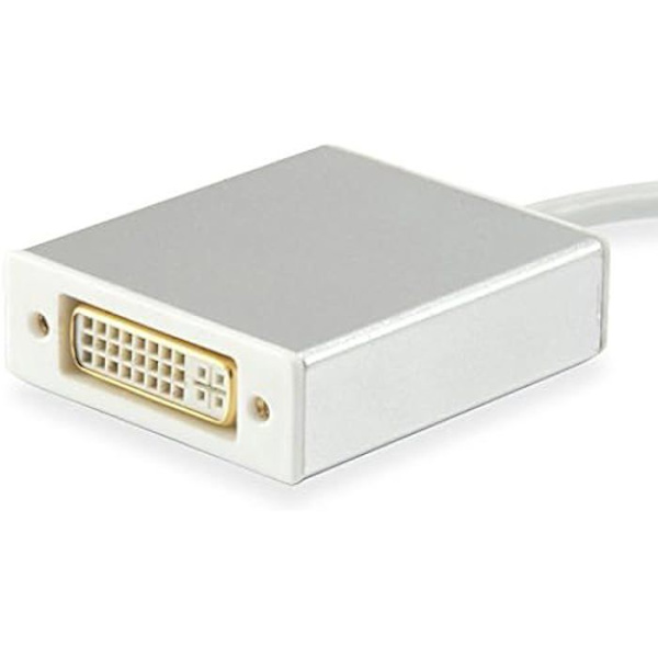 USB Typ C till DVI Adapter Vit - UTRUSTNING - Kabelgränssnitt/Könsadapter - 0,15 m