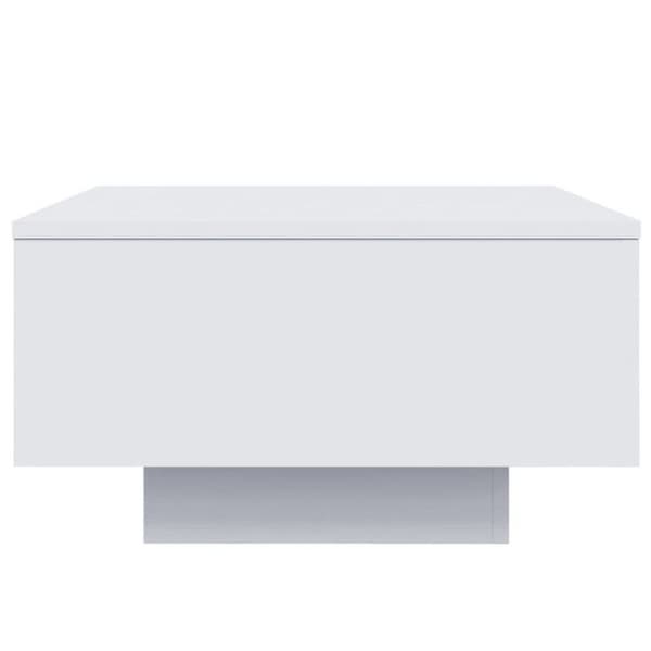 vidaXL Soffbord Vit 55x55x31 cm Konstruerat trä 836567 Vit