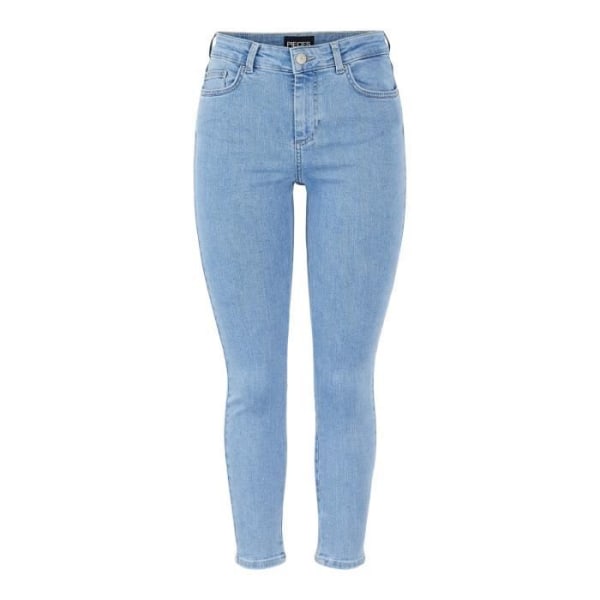 Pieces Delly CR skinny jeans för kvinnor MB48 - mellanblå denim/blå - S Mellanblå denim/blå S