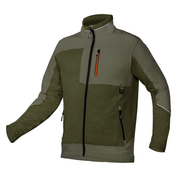 Sweatshirt softshell OUTDOOR, grön, storlek M Grön M