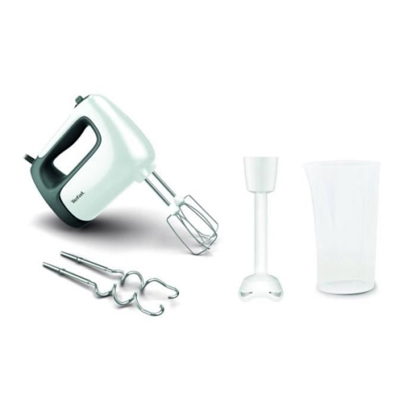 Tefal PrepMix+ Handvisp - 500 W - Glidande knapp med 5 hastigheter + Turbo - TIllbehör ingår: 2 vispar / 2
