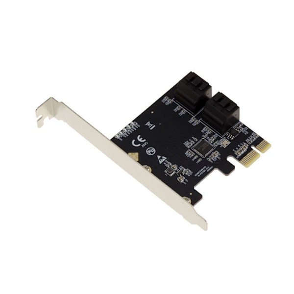 4-portars styrkort för SATA-enhet över PCI Express PCIe x1-port med AHCI- och UEFI-stöd. ASM1064 chipset