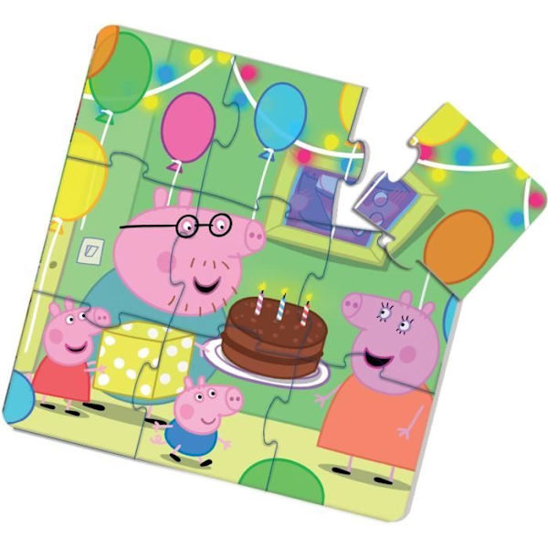 Pedagogiska spelsamling - Peppa Pig - Edu spelsamling - LISCIANI Flerfärgad