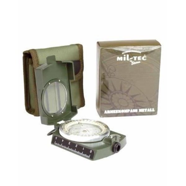 Mil-Tec Army Metal Compass med fodral - 15789000