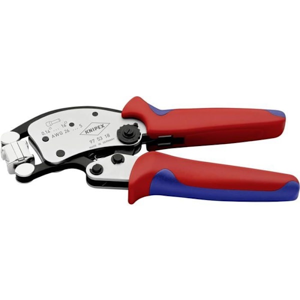 Twistor16 presstång - KNIPEX - Crimp - Röd - Kapacitet 0,14-16 qmm