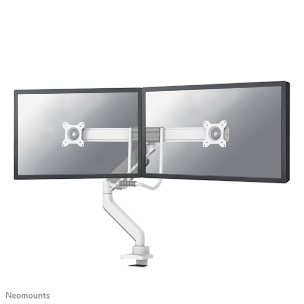 Neomounts by Newstar DS75-450WH2 x2 Bildskärmsbordsfäste 43,2 cm (17) - 81,3 cm (32) Justerbar höjd, lutning