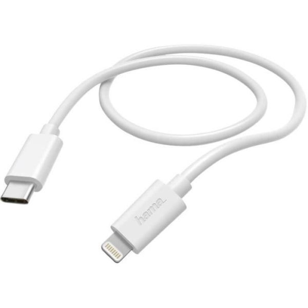 Datakabel/laddkabel [1x USB-C™ hane - 1x Apple Dock Lightning hane] Hama 183295 1,00 m vit 1 st(ar) | KABEL -