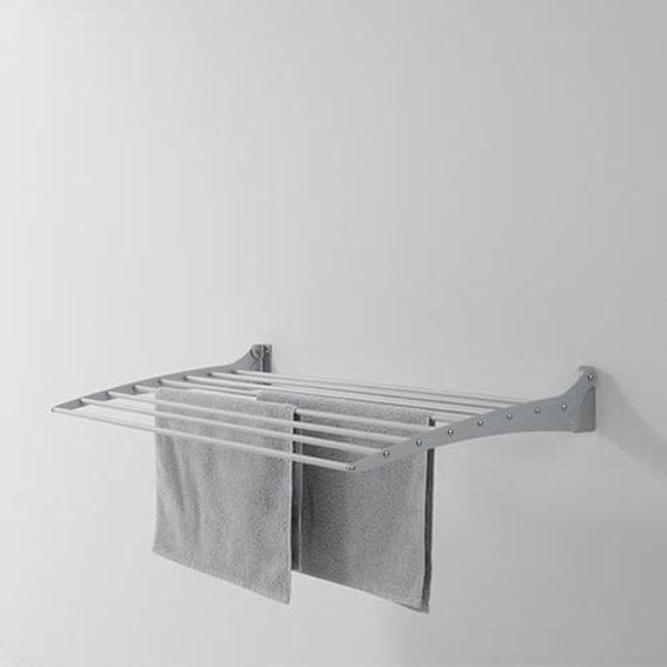 Väggmonterad torktumlare - Vikbar torktumlare - Aluminium och stål - Foxydry Fold 60