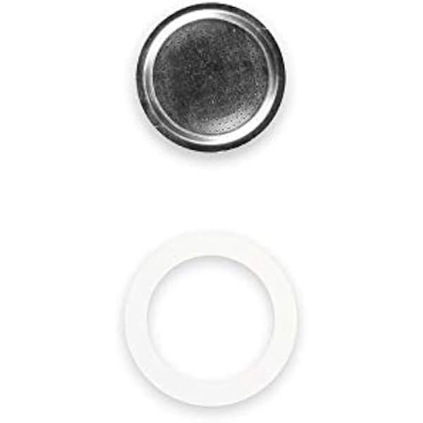 Reservdelar - BIALETTI - Moka Express - 2 Koppar - Silikontätning - Aluminiumplatta Pengar