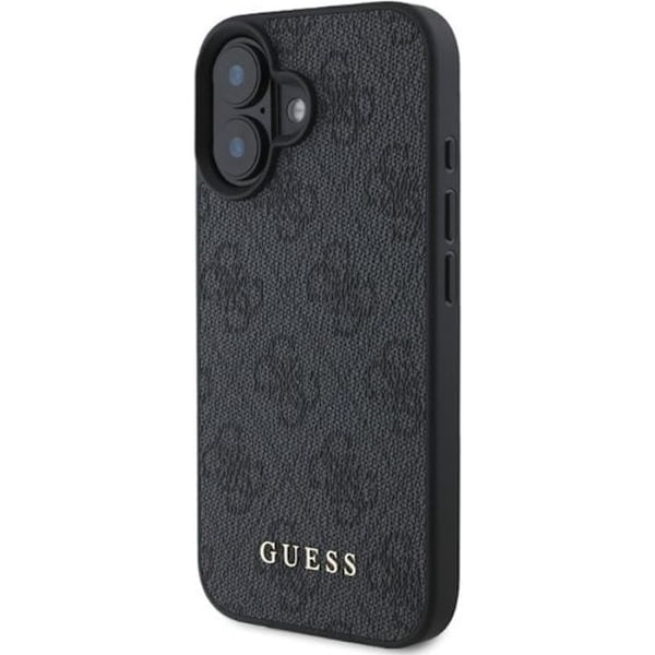 Skyddsfodral för iPhone 16 Plus - Guess Hardcase 4G Classic (GUHCP16MG4GFGR) - Svart