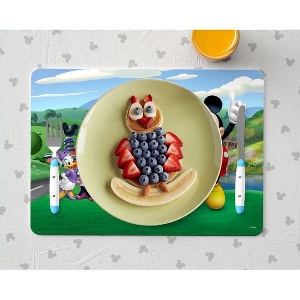 Set med duk - AG DESIGN - Disney Mickey Mouse - Flerfärgad - 42x30 cm - Rektangulär