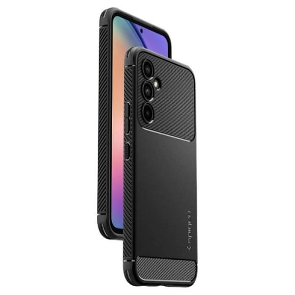 Fodral - Spigen - Robust rustning - Svart - TPU - Militärt skydd - Kompatibel Samsung Galaxy A54 5G svart