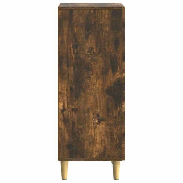 vidaXL Buffé Rökig ek 33 x 34,5 x 90 cm Ingenjörsträ 894600